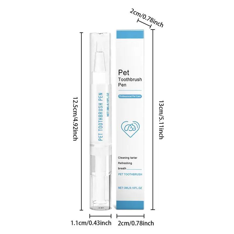 Dog Toothbrush Pen Toothbrush Pen For Cat Cat And Dog Tooth Whiten And Cleaning Toothbrush Pen Brightening Pen For Dog Cats Oral