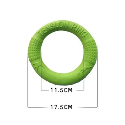 1pc Orange Dog Toys Pet Flying Disk Training Ring Puller EVA Interactive Training Ring Puller Resistant for Dogs
