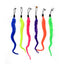 Cat Feather Toy Accessories False Mouse Worm Toy with Bell Kitten Cat Toys Interactive Replacement Refill Foam Ball Training