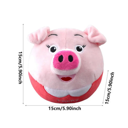 Active Moving Pet Plush Toy Plush Puppy Dog Toys That Move Auto Bounce Squeaky Pet Toy Dog Toys Soft Plush Pet Toy Cute Fun