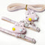 Cartoon Nylon Pet Dog Collar Accessories Anti Break Cat Small Puppy H-Shaped Harness Leash Set Travel Chihuahua Pet Accessories