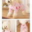 Dinosaurs Dog Pajamas for Small Dogs, Soft One Piece Jumpsuit Lightweight Halloween Puppy Onesie Pet Clothes Doggie Bodysuit