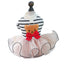 Cute Bear Stripe Dog Dress for Small Dogs, Luxury Tiered Layer Tulle Tutu Dress Princess Skirt Spring Autumn Puppy Pet Clothes
