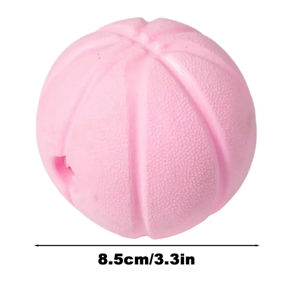Pet Toys Dog Chew Toys Tooth Cleaning Treat Squeaky Ball Extra-tough Interactive Ball Puppy Food Leaking Pet Sound Ball Toy