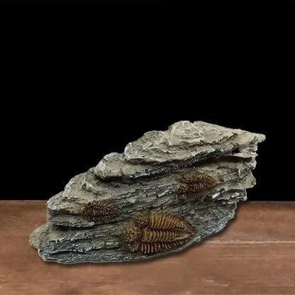 Aquarium Decorations Resin Fossil Artificial Fish Tank Ornament Shrimps Small Fish Reptile Aquarium Shelter Landscape Decor New