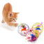 Funny Feather Mice Ball Cage For Kitten Creative Playing Toys Pet Products Play Cat Mouse Toy