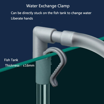 Aquarium Fish Tank Water Changer Air Pump Cleaning Tools Aquarium Gravel Cleaner Vacuum Siphon Pump with Filter Nozzle New