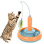 Electric Cat Toy Funny Cat Toys Cat Feather Teaser Multifunctional Indoor Cat Interactive Toy Reusable Electric Kitten Playing