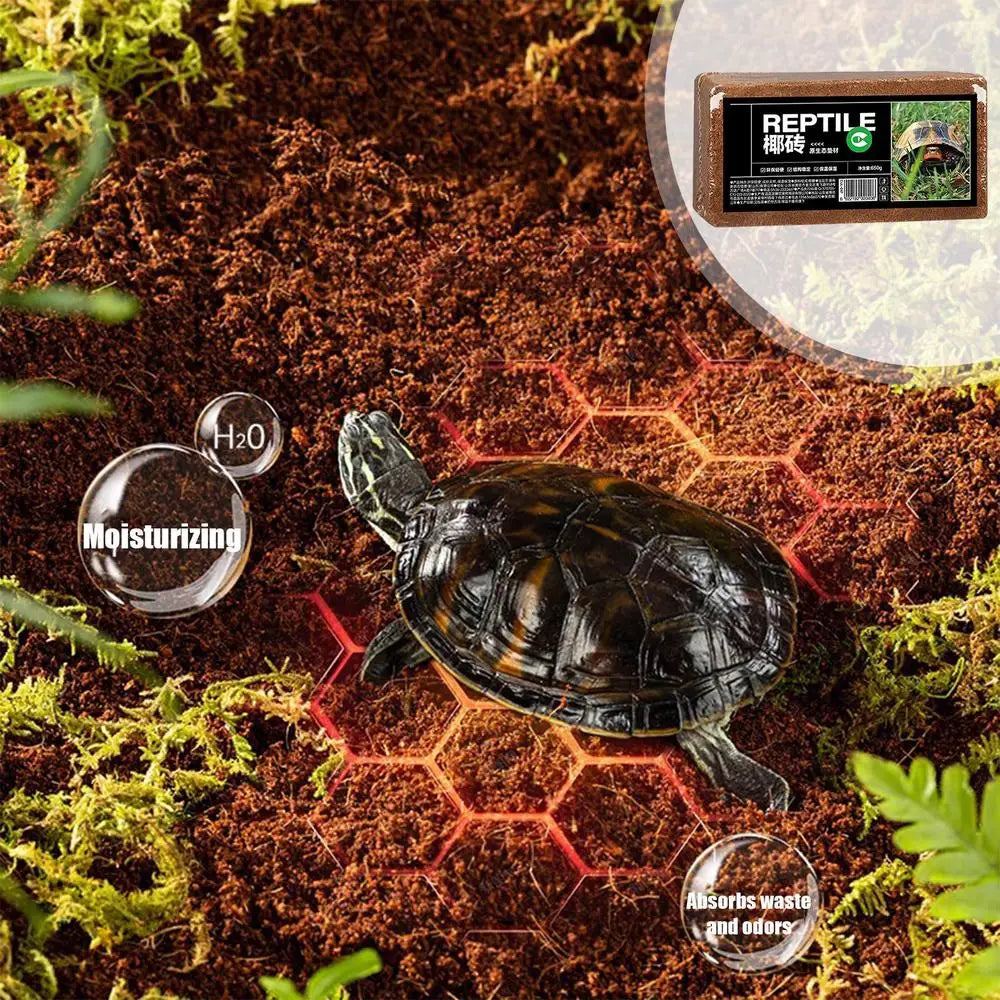 Coconut Substrate For Reptile Coconut Coir Bricks Cocofiber Substrate Reptile Bedding Natural Husk Bedding Moisturizing