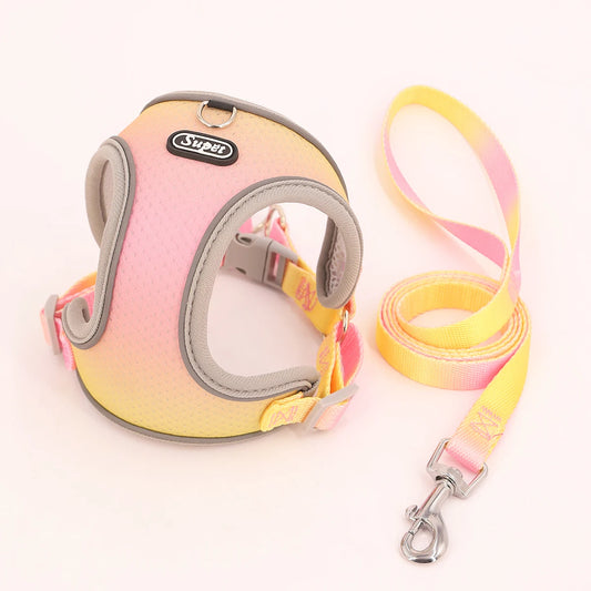 Supet Pet Step-in Dog Harness, Adjustable Reflective Soft Dog Harness, Breathable Dog Vest Harness for Cats Puppy