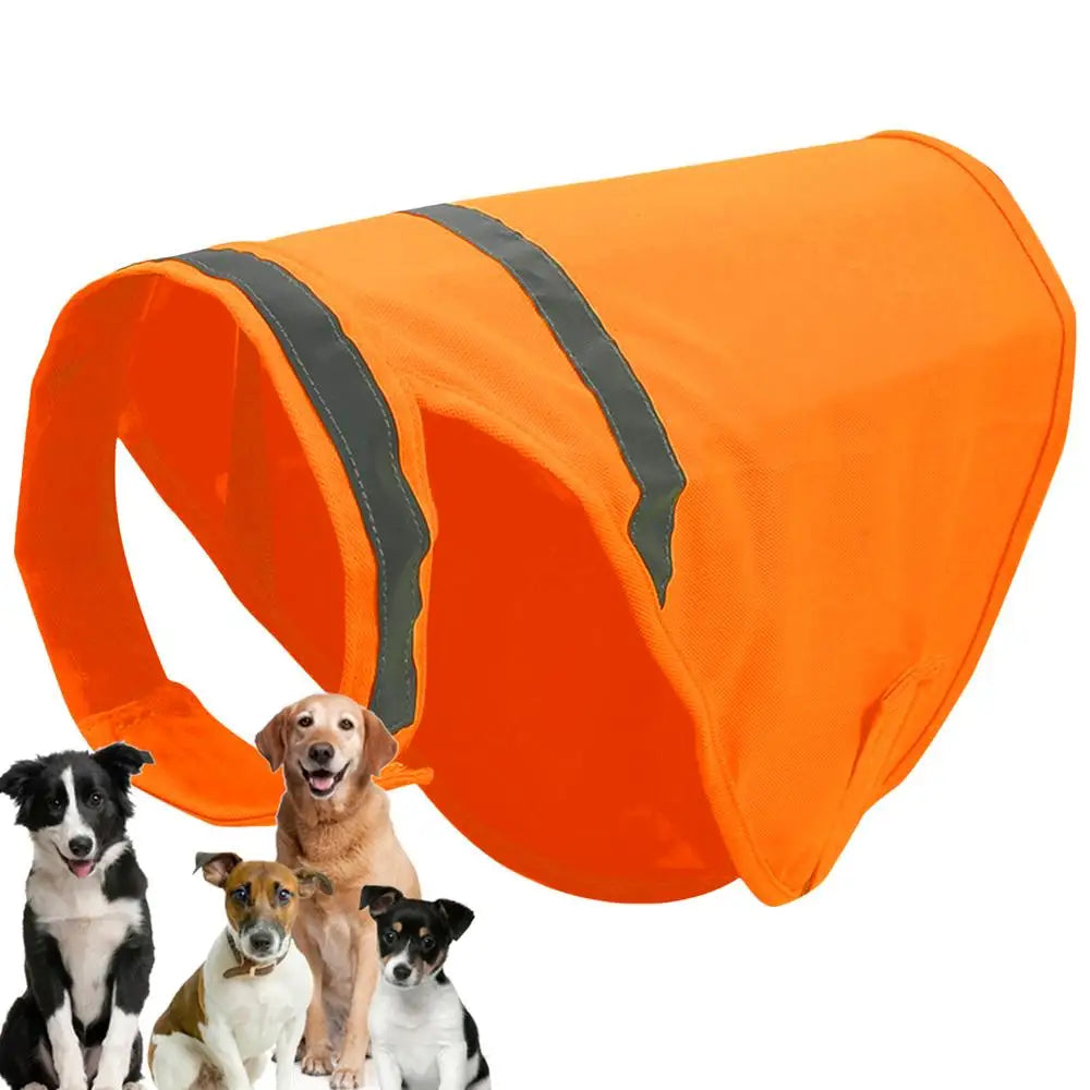 Dog Safety Vest Reflective Dog Vest Night Safety Fluorescent Dogs Clothes Safety Vest Outdoor Training Running Vest Pet Supplies