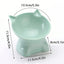 Hot-selling Nordic style pet bowl cervical vertebra protection cat bowl anti-tip plastic inclined mouth cat bowl pet supplies