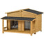 Outdoor Dog House with Balcony Four Seasons Universal Large Space Rainproof Sunproof Detachable Pet Villa Suitable
