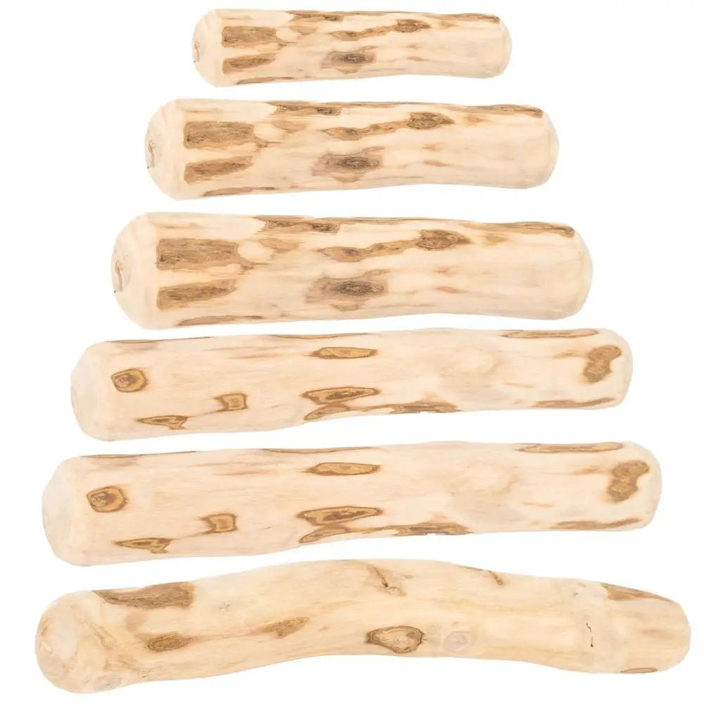Real Wooden Dog Chew Toys Safe Interactive Pet Chew Stick Natural Dog Teeth Cleaning Hard Portable Sticks For Puppy Travel Toy