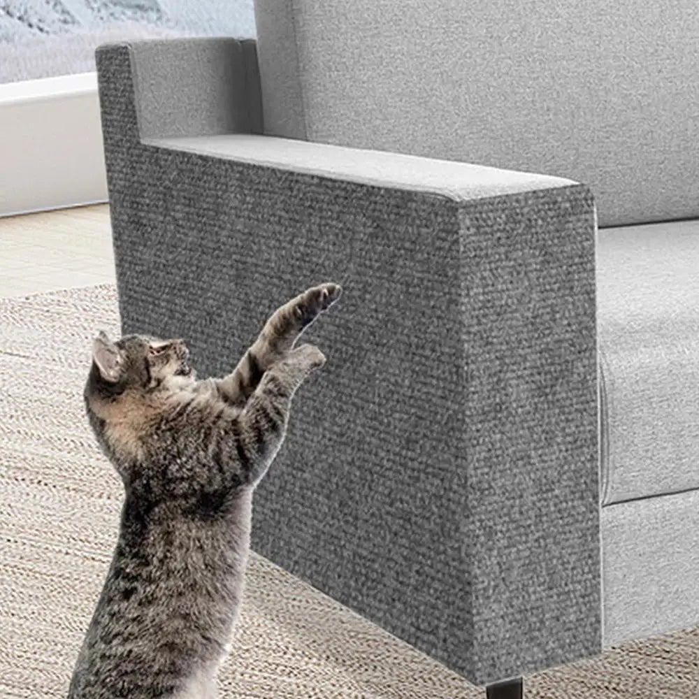 Cat Scratching Mat Self-Adhesive Trimmable Carpet Cat Pet Scratcher for Anti-scratching Sofa Furniture Protection Cat Accessorie