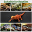 Reptile Mat,Reptile Terrarium Substrate Liner For Leopard Gecko, Lizard,Snake,Tortoise,Reptile Flooring