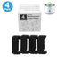 Pet Fountain Replacement Filters 4pcs Animal Fountain Filters For Drinking Water Dispenser Cat Water Fountain Filter Foam Filter