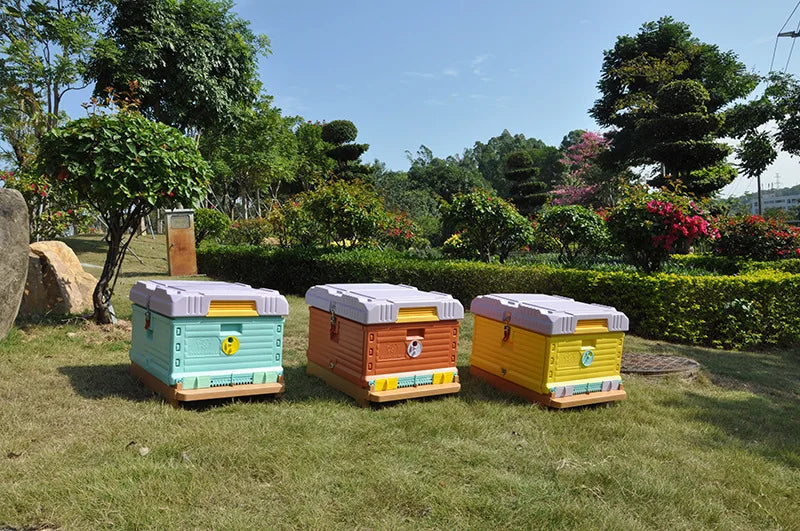 Hot Sale Thermo Insulated Beehive HDPE One-Layer Langstroth Plastic Bee Hive for Beekeeper
