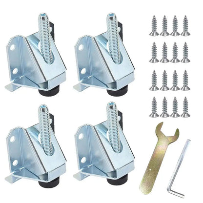 Adjustable Leg Leveler 4PCS Adjustable Furniture Leveling Feets Furniture Leveler Legs Adjustable Furniture Levelers With Screws