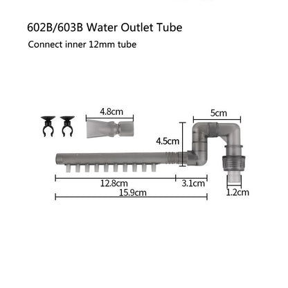 Aquarium Fish Tank Filter Rain Spray Bar Unit Outflow Pipe Inlet Outlet Tube Kit Fish Tank External Canister Filter Accessories