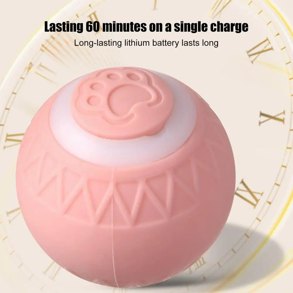 Cat Moving Ball Toy Intelligent Sensing Rolling Ball Toys Automatic Electric Pet Ball For Furniture Protection Travel Companion