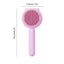 Cat Brush For Shedding Self-Cleaning Slicker Pets Grooming Tool With Release Button Shedding And Dematting Undercoat Rake Comb