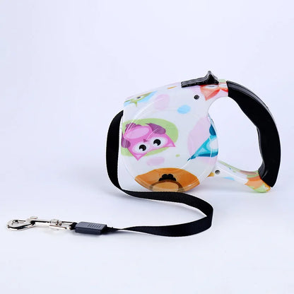 5m Durable Dog Leash Automatic Retractable Nylon Dog Lead Extending Puppy Walking Leads for Small Dog Chihuahua Pug Pet Supplies