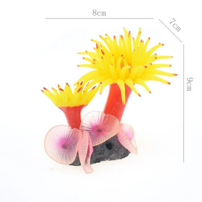 Artificial Underwater Coral  Aquarium Fish Tank Simulation Decoration Aquarium Backgrounds Plants Water Grass Accessories Home