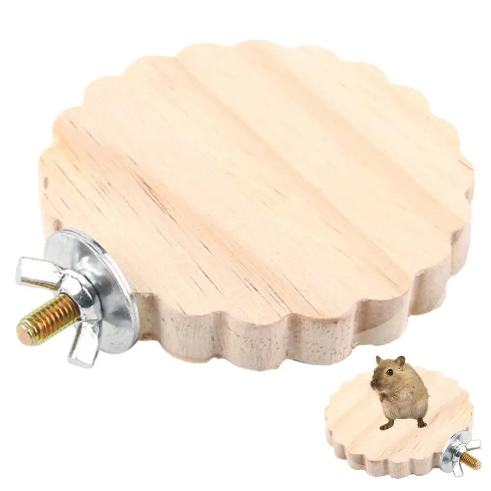 Bird Perches for Cage Natural Wooden Platform Stand for Parrot Bird Perch Stand Toy Stand Playground Budgie Toys Parakeet Cage