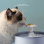 2.4L Pet Cat Dispenser Drinking Water Fountain Activated Carbon Filters LED Automatic Feeder Container USB Interface