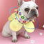Dog Cooling Bandana Pet Summer Cool Neck Collars Cooling Reusable Petal Shape Adjustable Dog Neck Wrap For Bulldog Summer Hot