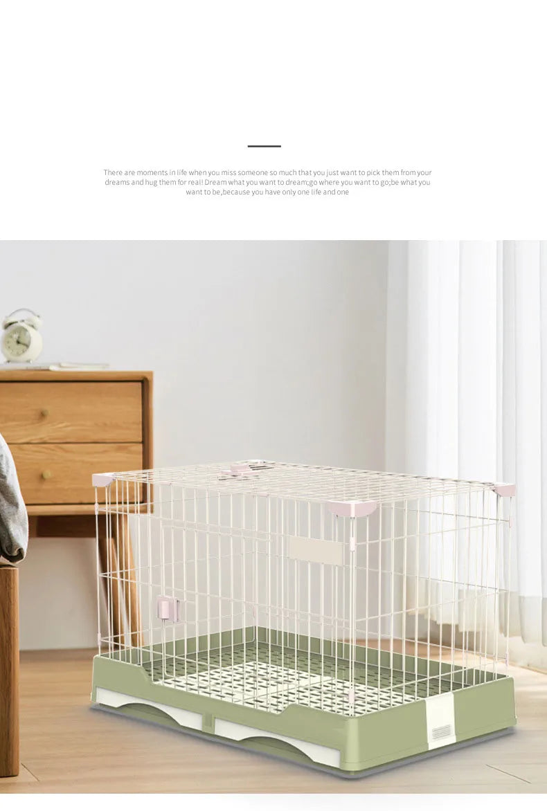 Double Drawer Rabbit Cage Pets Animal Cages Hamster Cages With Wheels