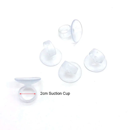5Pcs Aquarium Suction Cups Air Tube Holder Sucker for Fish Tank Air Line Oxygen Tube Hose Pump Suction Cups Aquatic Pet Supplies