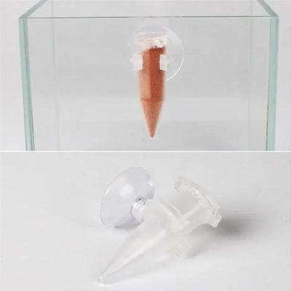 Automatic Fish Feeder Brine Shrimp Feeder Red Worm Feeding Feeder Worm Funnel Cup Fish Food Feeding Tool with Suction Cup New