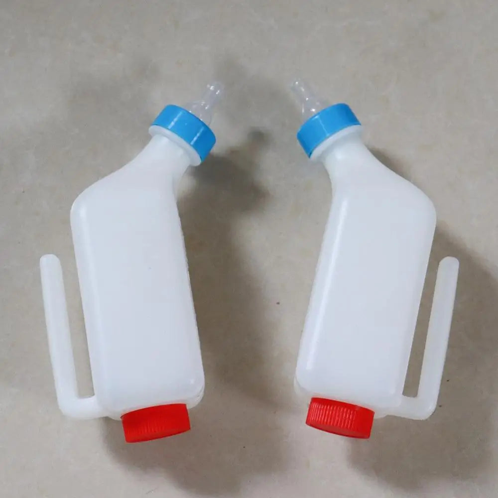 Baby Goat Bottle Lamb Bottle Animal feeding supplies Hangable Milk Feeder Veterinary hanging milk bottle with Clear Scale