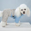 Winter Dog Clothes Bowknot Plaid Coat Thicken Jacket Pets Gentleman Outfits Warm Clothes Bowknot Jumpsuit Jacket Outfit Clothing