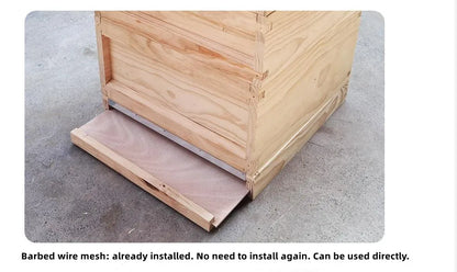 Wholesale Beehive Kit Beekeeping Red Cedar Wood UK British Standard National Bee Hive and Frame with Foundation