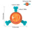 Dog Treat Dispenser Ball Toy Pet Ball Dispenser Funny Leaking Food Cat Interactive Toy Dogs Puppies Food Dispenser Slow Feeder