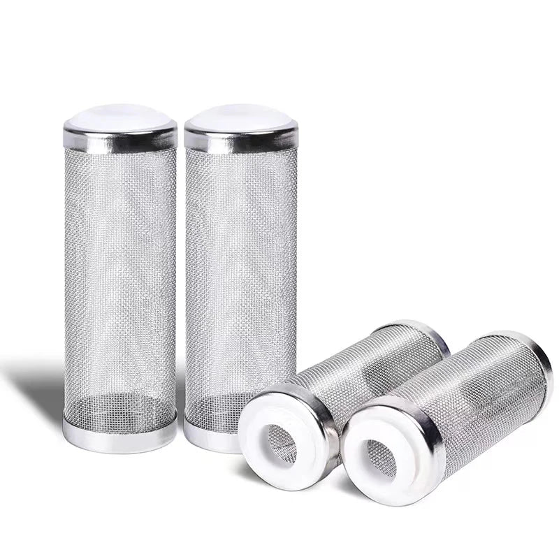 Stainless Aquarium Steel Filter Inlet Sleeve Mesh Shrimp Nets Special Shrimp Cylinder Filter Inflow Inlet Protect Accessories