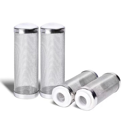 Stainless Aquarium Steel Filter Inlet Sleeve Mesh Shrimp Nets Special Shrimp Cylinder Filter Inflow Inlet Protect Accessories