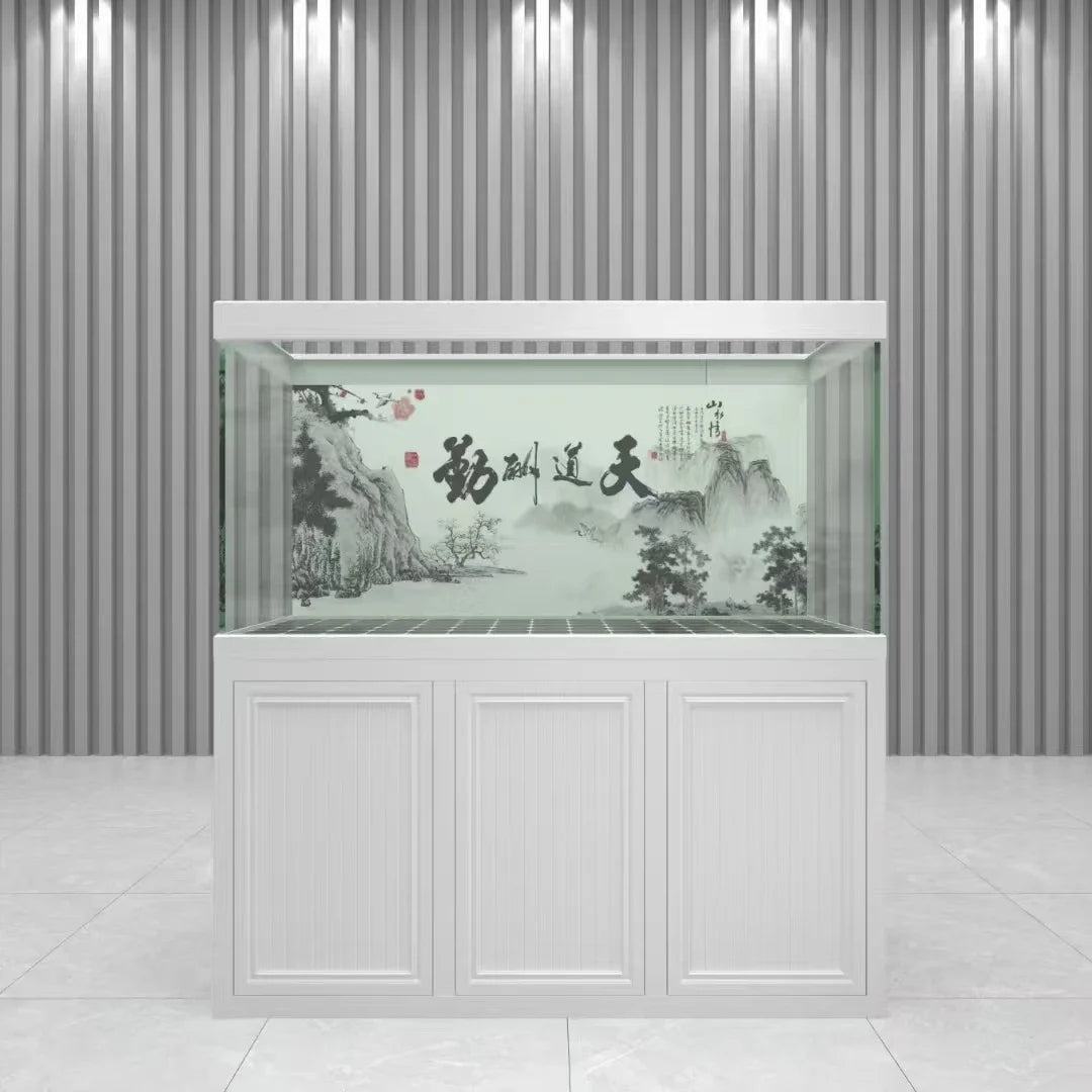 Big Aquarium Decoration Large Glass Fish Tank Transparent Big Fish Tank