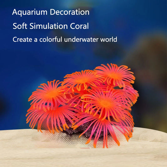 Artificial Underwater Coral Aquarium Fish Tank Simulation Decoration Aquarium Backgrounds Plants Water Grass Decora Beautiful