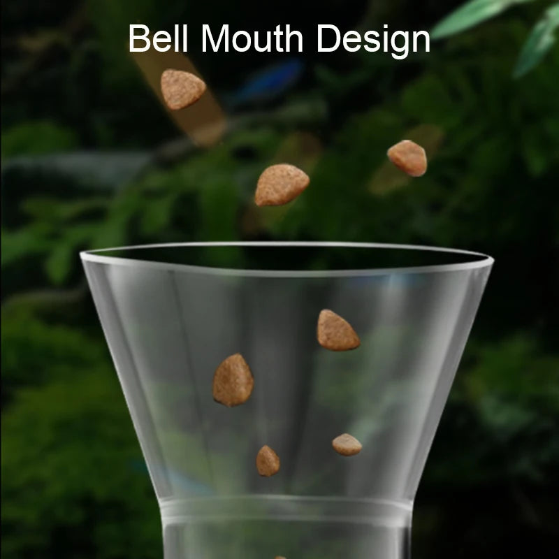 Acrylic Aquarium Feeder Tube Dish Transparent Fish Tank Shrimp Snail Shrimp Food Feeder Bowl Aquarium Feeding Accessories