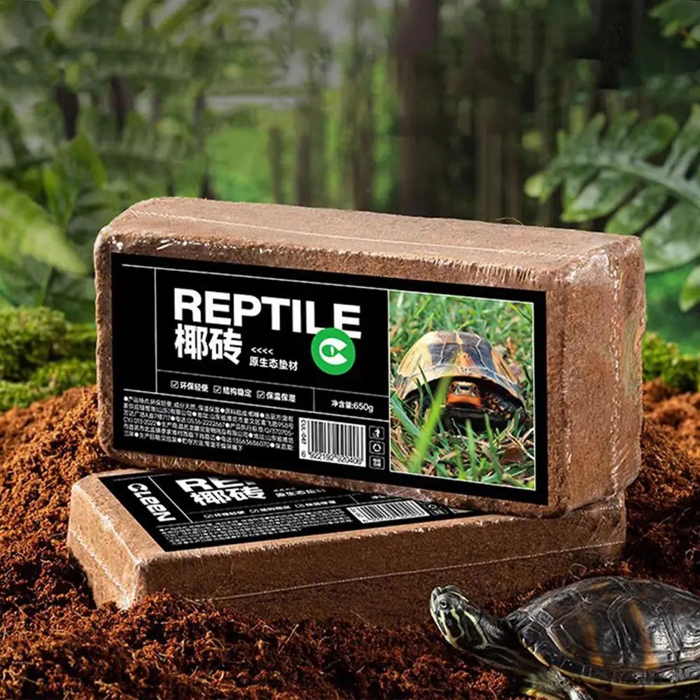 Coconut Substrate For Reptile Coconut Coir Bricks Cocofiber Substrate Reptile Bedding Natural Husk Bedding Moisturizing