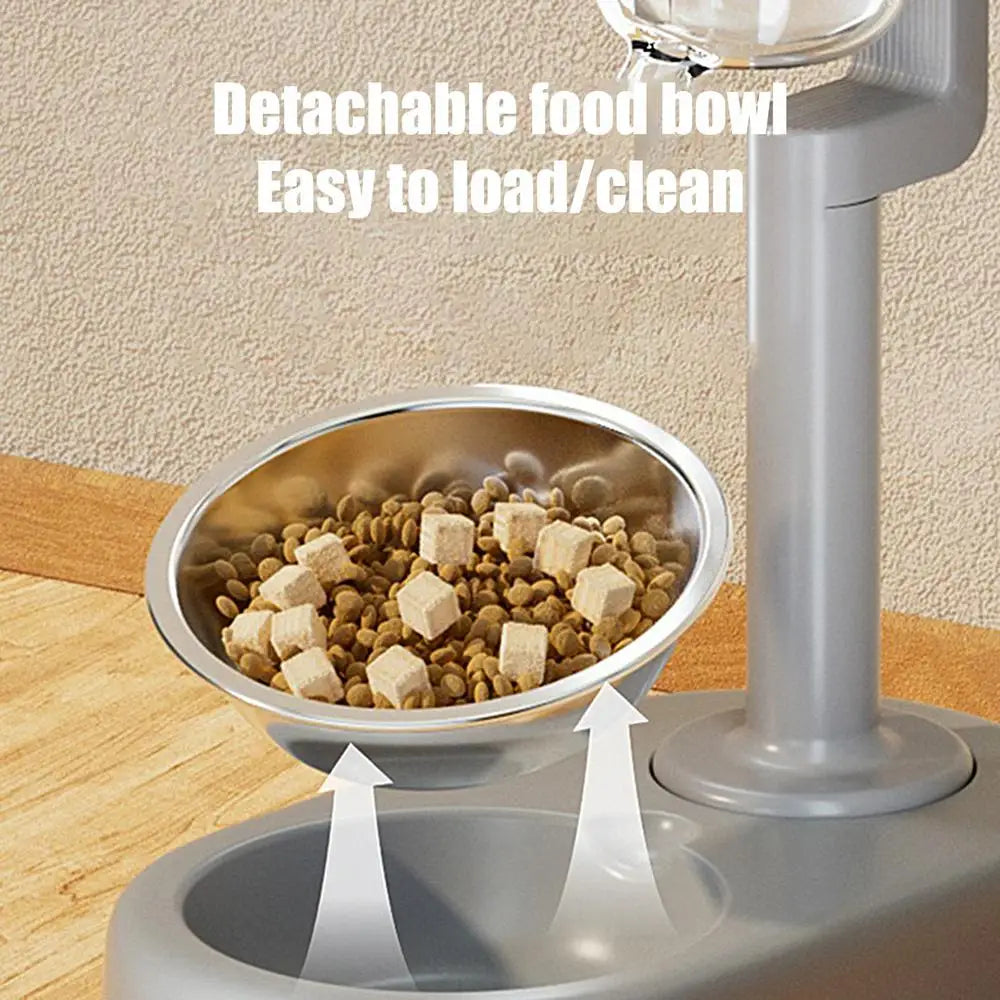 Food Water Automatic Feeders Automatic Feeders Dog Bowl Water Dispenser No-Drip Easy-Clean Automatic Feeder Pet Feeding Bowl For