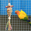 Parrot Foraging Toy Bird Perch Toys With Shredding Foraging Bird Shredded Paper Cage Accessories For Cockatiel Lovebird