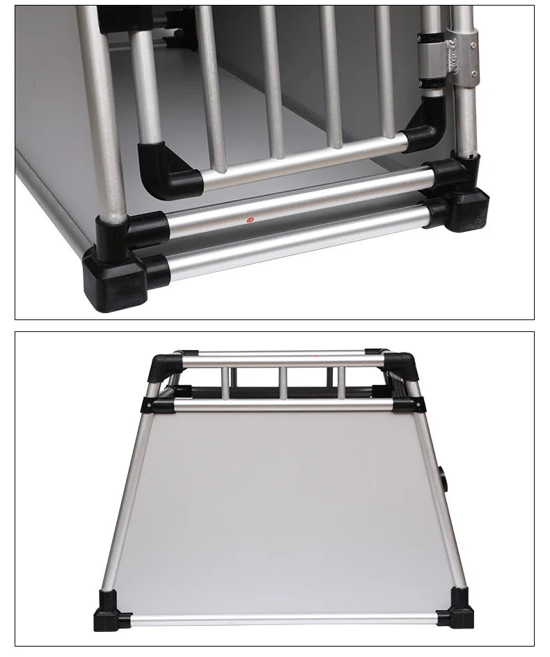Directly from the manufacturer dog cage, car pet cage air transportation Thickened ventilated aluminum firm pet dog dog cat cage