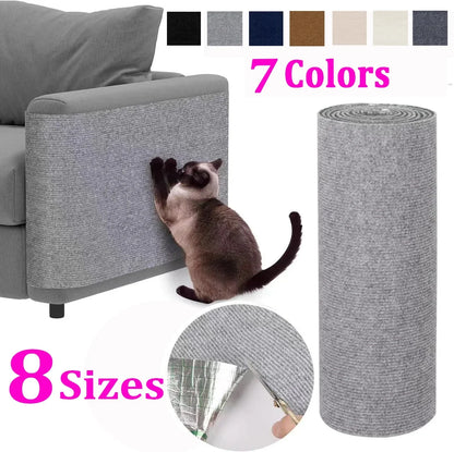 Trimmable Anti Cat Scratch Mat Self-Adhesive Carpet Mat Pad Cat Pet Scratcher Furniture Couch Corner Indoor Sofa Wall Protector