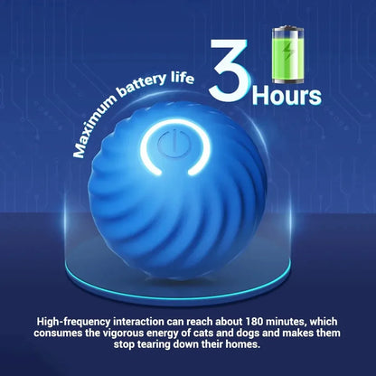 Intelligent dog toy ball automatic electronic interactive training pet toy sports ball rechargeable(including shell replacement）