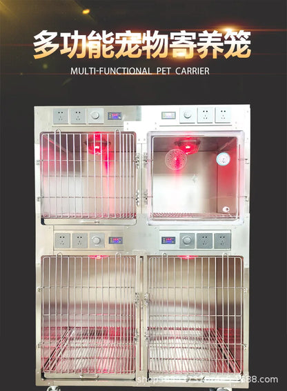 304 stainless steel dog cage multi-layer pet display cabinet display cage pet store foster cage pet hospital inpatient cag